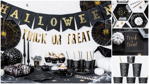 Balony Dynie na Halloween czarne kolorowe dekoracje halloweenowe dla dzieci
