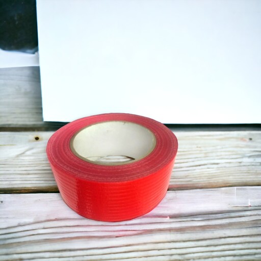 Taśma oznaczeniowa naprawcza duct tape 48mm 45m uniwersalana czerwona