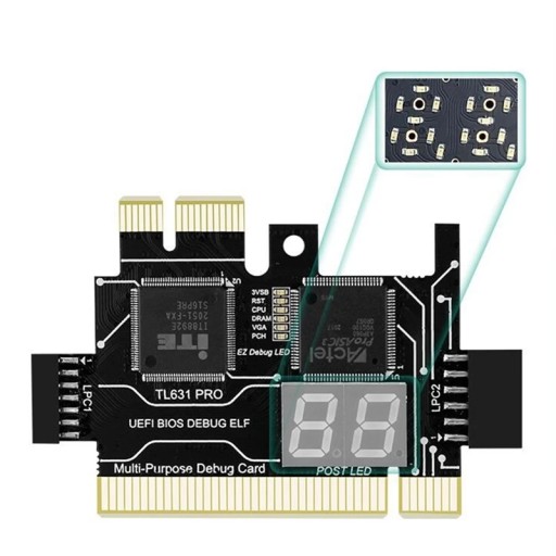 Многофункциональный настольный ноутбук TL631 Pro LPC-DEBUG Открытка PCI PCI-E Mini