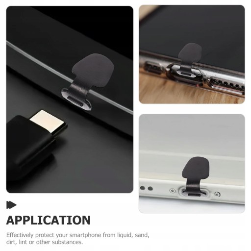 Силиконовые пылезащитные заглушки USB типа C