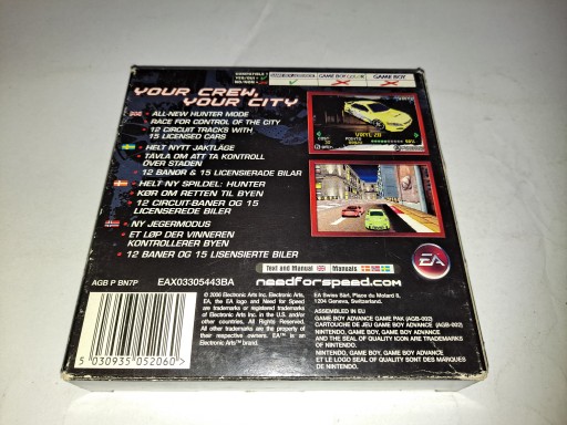 Need for Speed ​​Carbon Own The City / GBA
