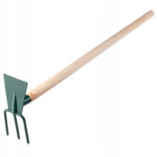 MOTYKA MOTYCZKA OGRODOWA DO KOPANIA KOPACZKA Z WIDEŁKAMI 7cm HACZKA 83cm