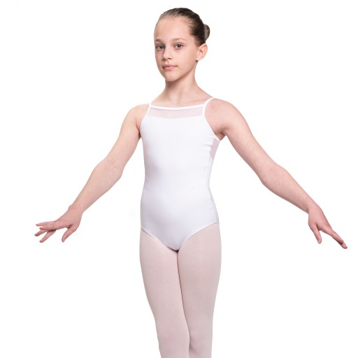 DZIECIĘCE BODY NA RAMIĄCZKACH DO BALETU 134/140