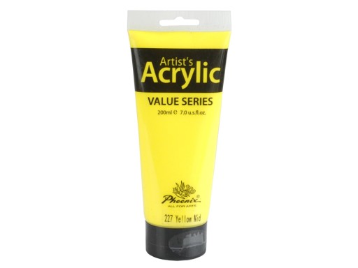 Краска акриловая 200мл Phoenix Yellow Mind - 227 Красок