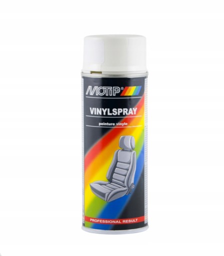 MOTIP WHITE PAINT ВИНИЛОВАЯ КРАСКА ДЛЯ КОЖИ СПРЕЙ 400 МЛ
