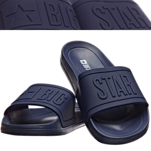 ТАПОЧКИ СПОРТИВНЫЕ МУЖСКИЕ BIG STAR ДЛЯ ПЛЯЖА, БАССЕЙНА, ДОМА, ДЛЯ ЛЕТА РЕЗИНОВЫЕ