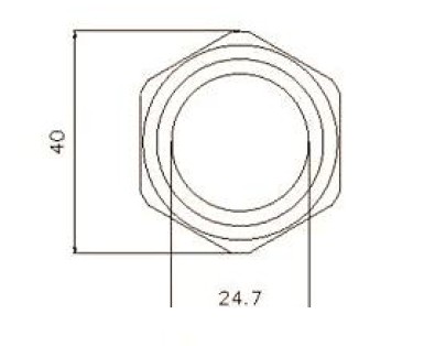 PRZYCISK MONOSTABILNY WANDALOODPORNY 250V 5A 30x35MM ZIELONY