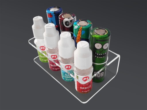 PLEXI LIQUIDY STAND Аккумуляторы для электронных сигарет Vape 8