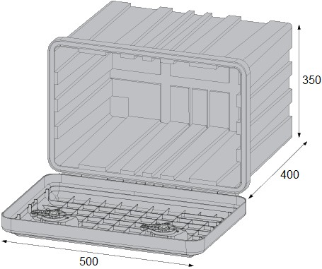 DAKEN JUST 500 ЯЩИК ДЛЯ ИНСТРУМЕНТОВ 41,5 л АВТОБУС TIR