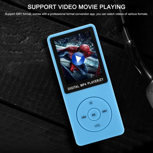 MP3/MP4-плеер Музыкальный плеер 64 ГБ, черный