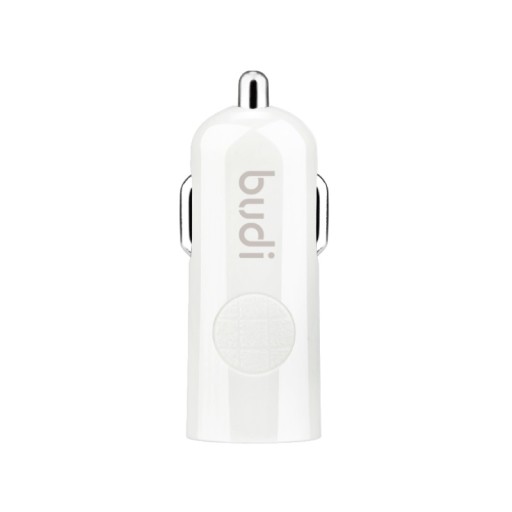 Ładowarka samochodowa USB (Biały) Budi