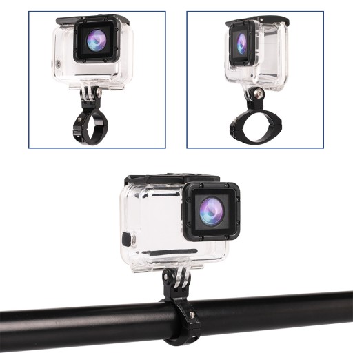 Алюминиевый держатель + адаптер Bike Motor GOPRO 12 DJI ACTION 4 (GP.40)