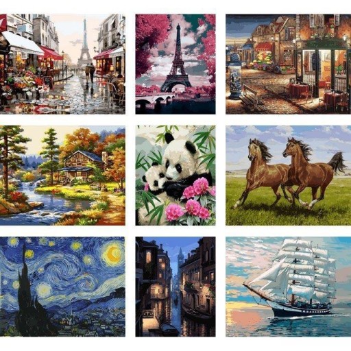Картина для КРАСКИ ПО ЦИФРАМ Без рамки ARTNAPI