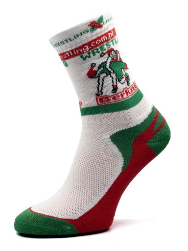 Рождественские борцовские носки SANTA |30-32