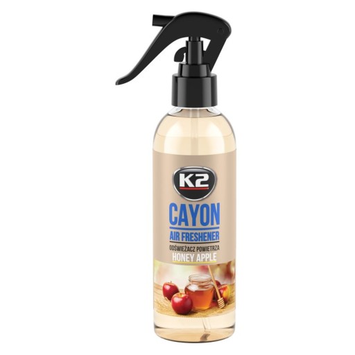 K2 Profesjonalny samochodowy odświeżacz powietrza CAYON HONEY APPLE 250ml