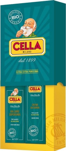 Cella набор крема для бритья и органического бальзама в подарок