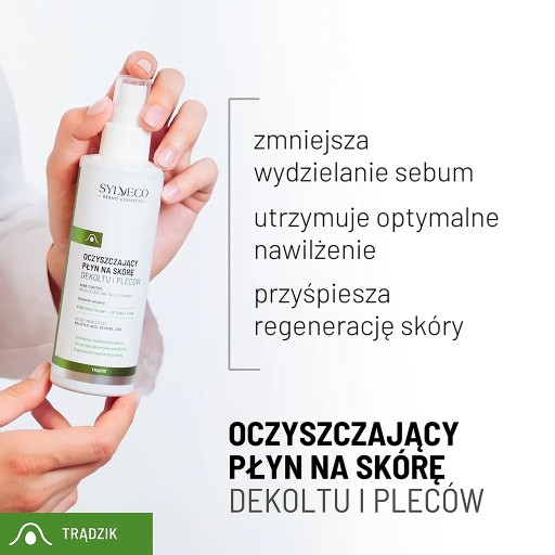 SYLVECO DERMO Oczyszczający Płyn na Skórę Dekoltu i Pleców na Trądzik 200ml
