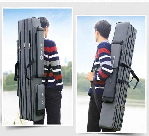 Чехол FISHING BAG для УДОЧКИ 120 см, 3 ОТДЕЛЕНИЯ