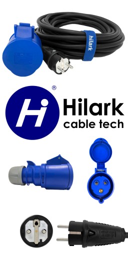 Adapter kamper H05RR-F 3x2,5 CAMPING 3m CEE