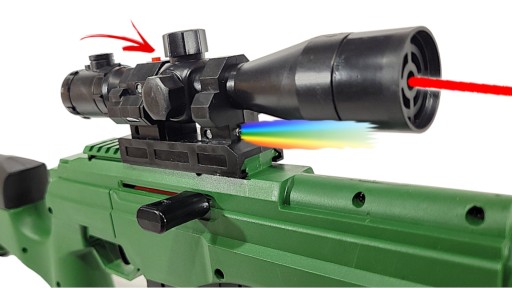 KARABIN SNAJPERKA na kulki Sako Celownik LASEROWY + Dwie tarcze strzeleckie