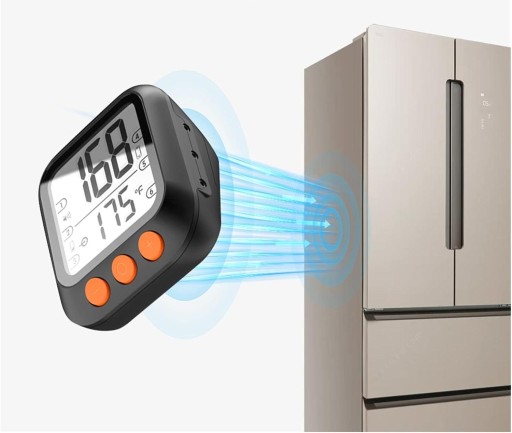Беспроводной термометр Bluetooth через приложение 2x зонд от -30°C до 300°C ЖК-дисплей 80 м
