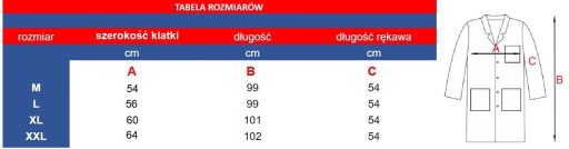 Халат мужской лабораторный, халат на пуговицах М