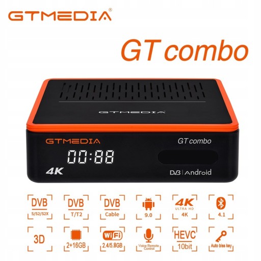 DVB-S, DVB-S2, DVB-T, DVB-T2 GT Media c тюнером