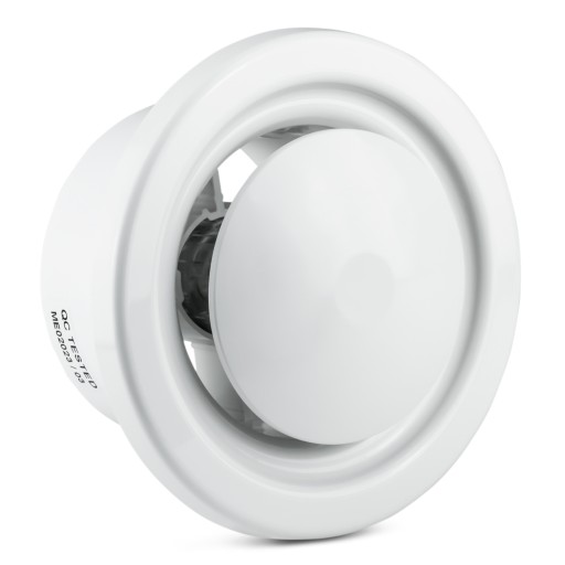 Диффузор Click-Clack с рамкой, диаметр 150, белый AVM150