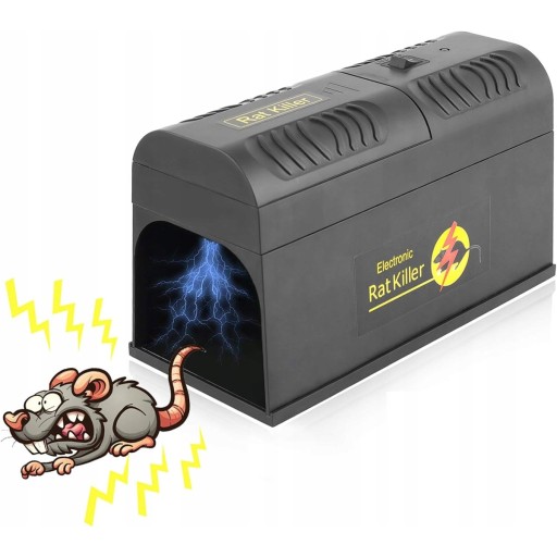 8000V ELEKTRYCZNA PUŁAPKA NA SZCZURY PUŁAPKA NA MYSZY WEWNĘTRZNA ZEWNĘTRZNA