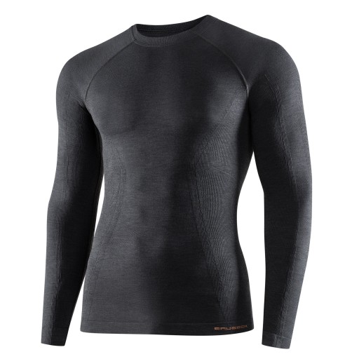 Koszulka Brubeck ACTIVE WOOL z wełny Merynosów XL