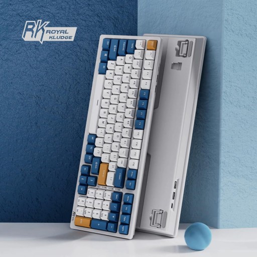 K ROYAL KLUDGE RK98 Bezprzewodowa klawiatura mechaniczna 2.4G BT5.1 USB-C