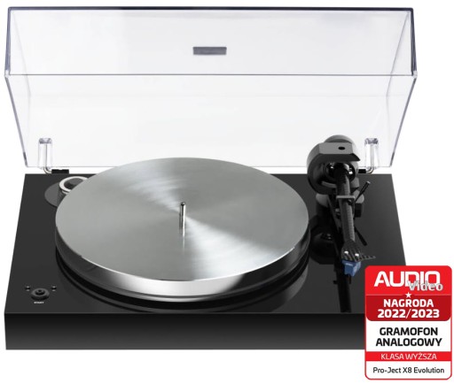GRAMOFON PRO-JECT X8 EVOLUTION CZARNY POŁYSK