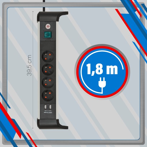 Угловой письменный стол, кухонный USB-удлинитель