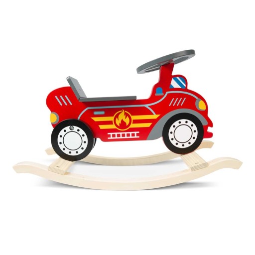 Ricokids 785001 деревянная машина-качалка пожарная команда