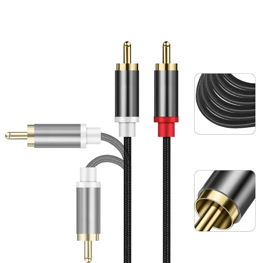 КАБЕЛЬ IPHONE IPAD к 2x RCA CINCH STEREO HQ