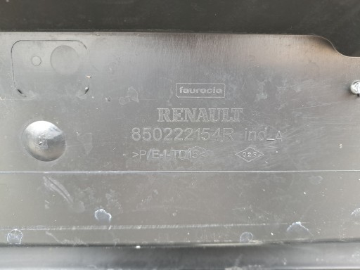 RENAULT KADJAR БАМПЕР ЗАДНИЙ 850222154R