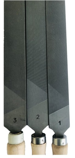 Плоская слесарная напильник Befana 300мм x1 2 3 Польский