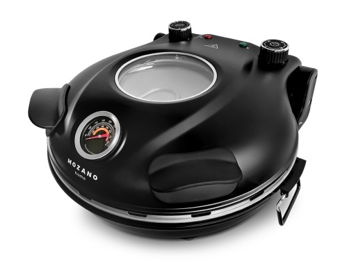 КАМЕННАЯ ПЕЧЬ ДЛЯ ПИЦЦЫ 420°C MOZANO 2 ЛЕЗВИЯ 1200W ФОРМА НОЖА + РЕЦЕПТЫ
