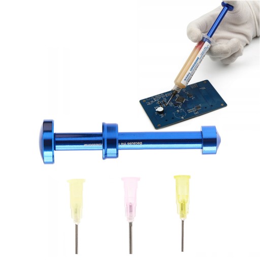 FLUX FLUX RMA-223 10CC ПАЯЛЬНАЯ ПАСТА НАБОР ДОЗАТОРНЫХ ИГЛ ДЛЯ ПОРШНЯ