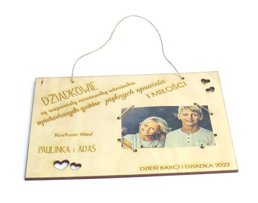 ZAWIESZKA RAMKA ZDJĘCIE PREZENT DLA DZIADKÓW MC88