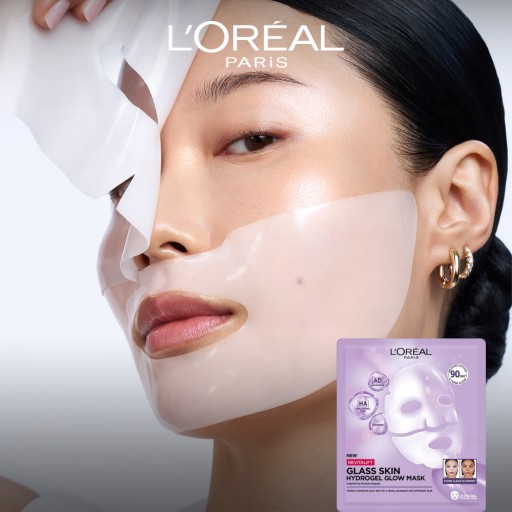 Набор L'Oréal Revitalift: сыворотка Filler + крем SPF30 + Glass Skin + маска