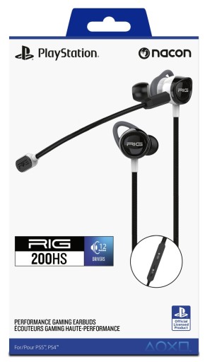 Проводные наушники NACON PS5 EARBUDS RIG200HSW