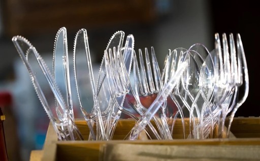 Jednorazowe sztućce Widelce plastikowe grube 50szt