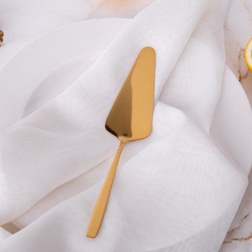 Лопатка для торта Altom Design Noble Pure Gold, золотая