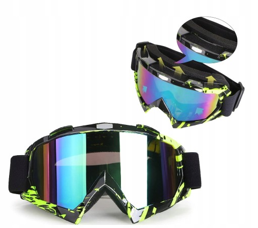 ретро мотоциклетный шлем GOGGLES MOTOR CROSS ATV MX UV400 лыжные очки