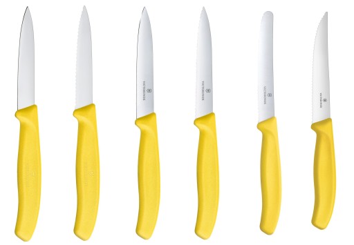 Набор Victorinox из 4 ножей и овощечистки 7.6075.8, Swiss Classic