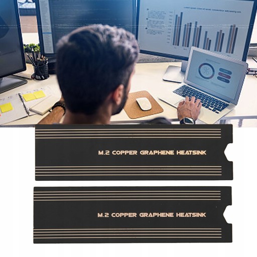 ГРАФЕНОВЫЙ РАДИАТОР M.2 SSD ТОЧНОСТЬ 0,15X74X22MM