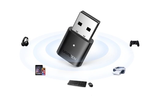 UGREEN Bluetooth 5.0 USB-адаптер-передатчик CM390