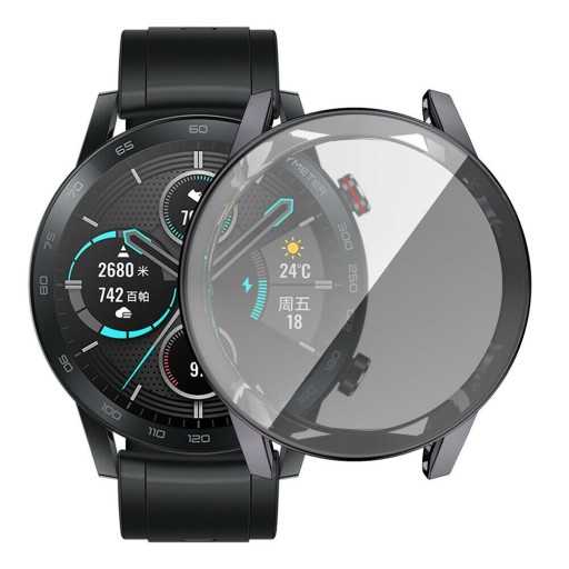 СИЛИКОНОВЫЙ МЕТАЛЛИЧЕСКИЙ КОРПУС ДЛЯ HONOR MAGIC WATCH 2