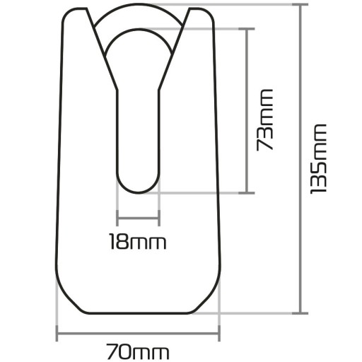 НАБОР навесного замка OXFORD BRAKE DISC LOCK 11 мм